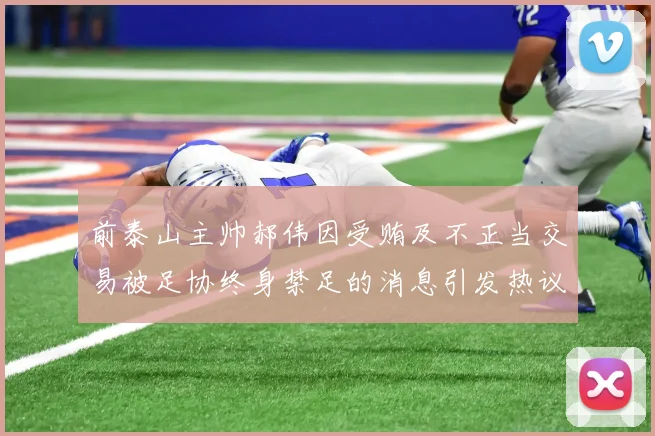 前泰山主帅郝伟因受贿及不正当交易被足协终身禁足的消息引发热议